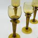 Lot de 5 verres à vin Roemer ambrés