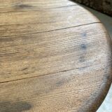 French tripod oak stool 50
