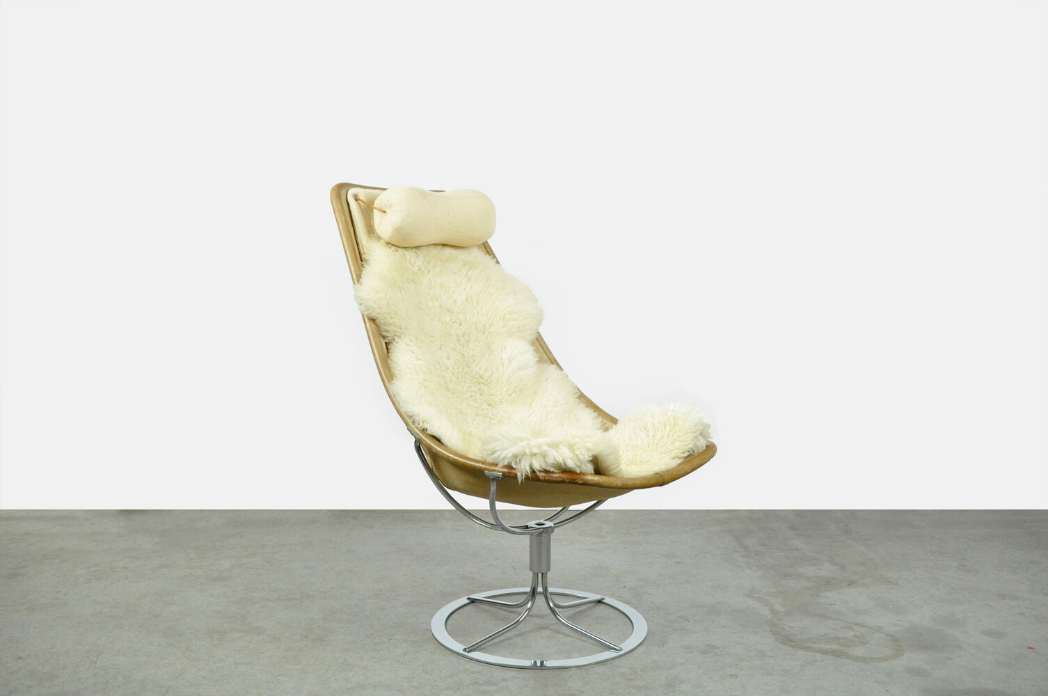Vintage iconic swivelchair ‘Jetson’ by Bruno Mathsson for Dux, Sweden 1970s