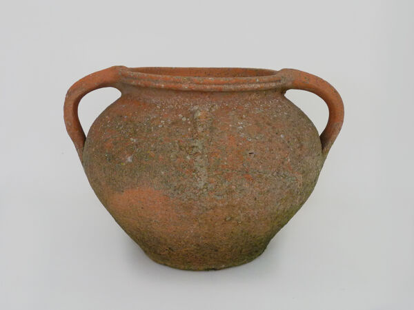 Ancienne jarre ronde à double anses. Année 70