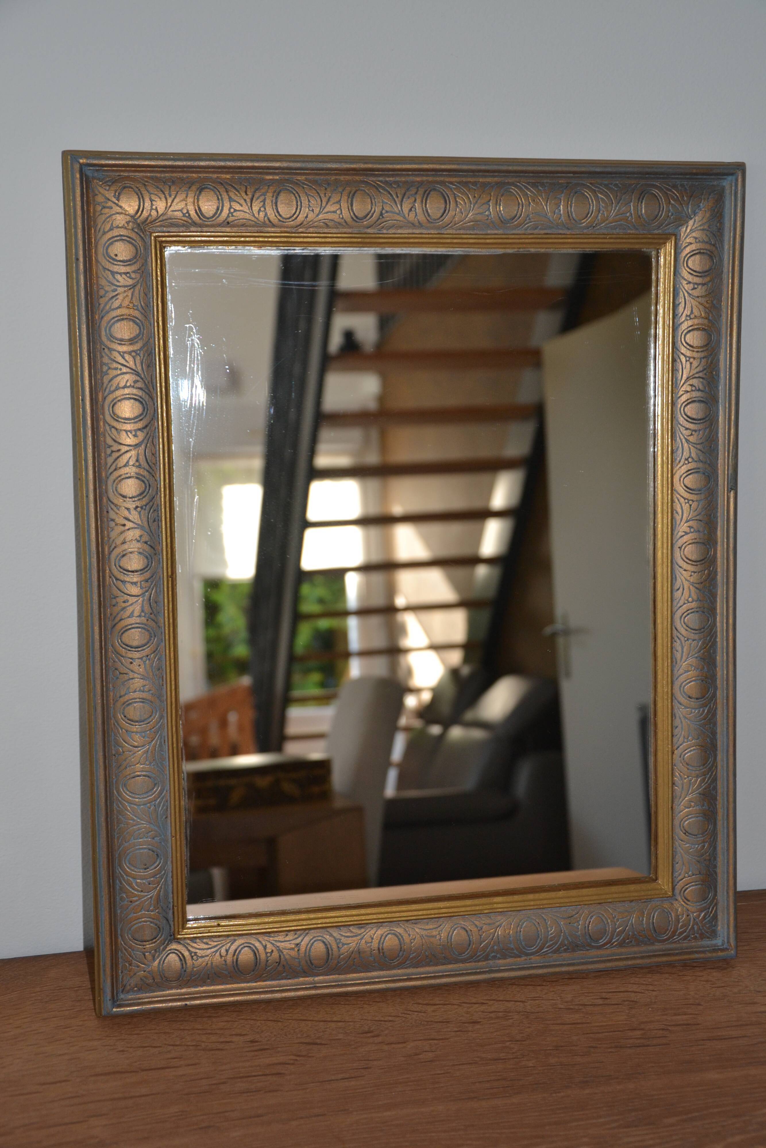 Old wooden mirror