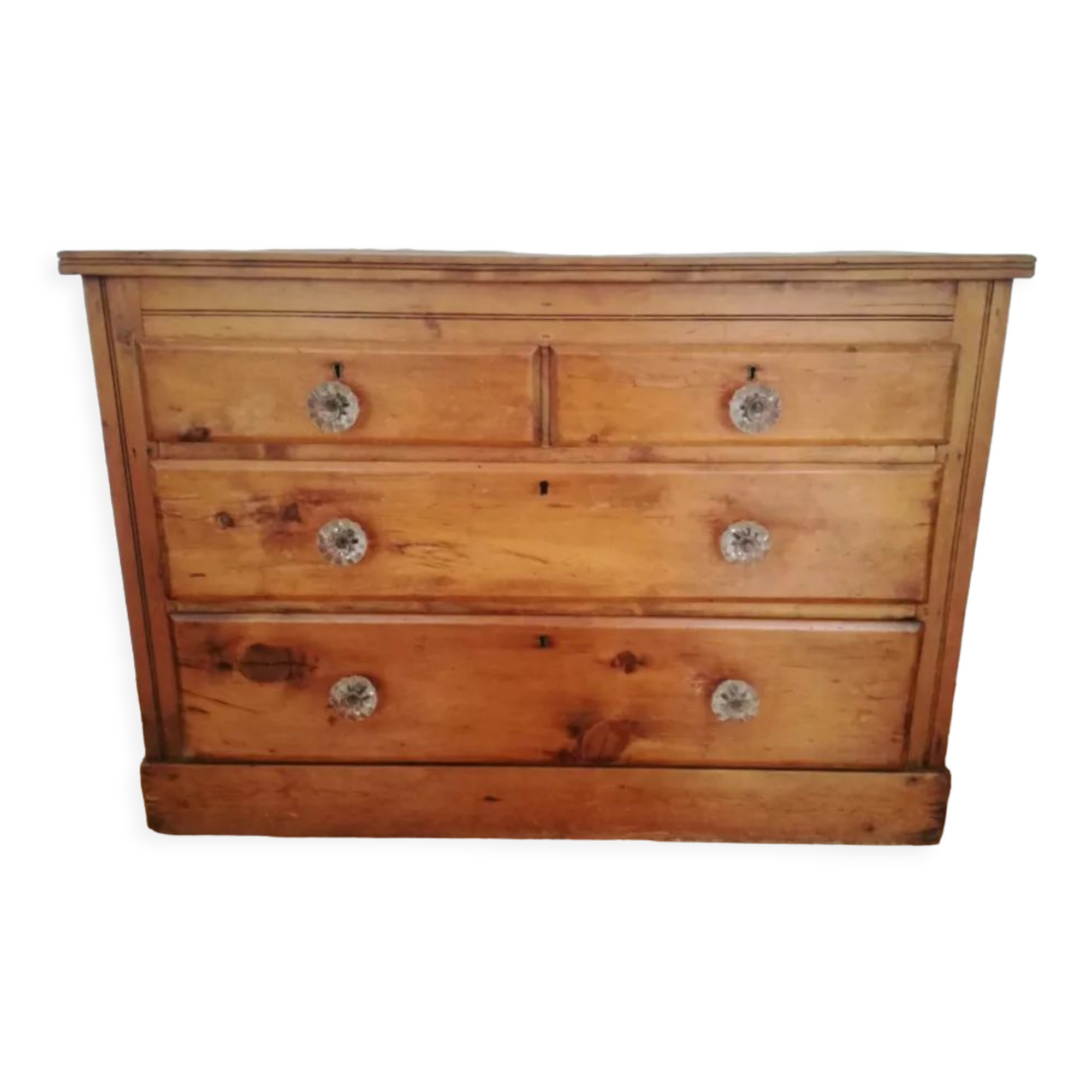 Commode en pin anglaise XIX siècle