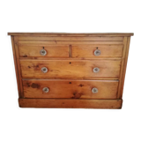Commode en pin anglaise XIX siècle