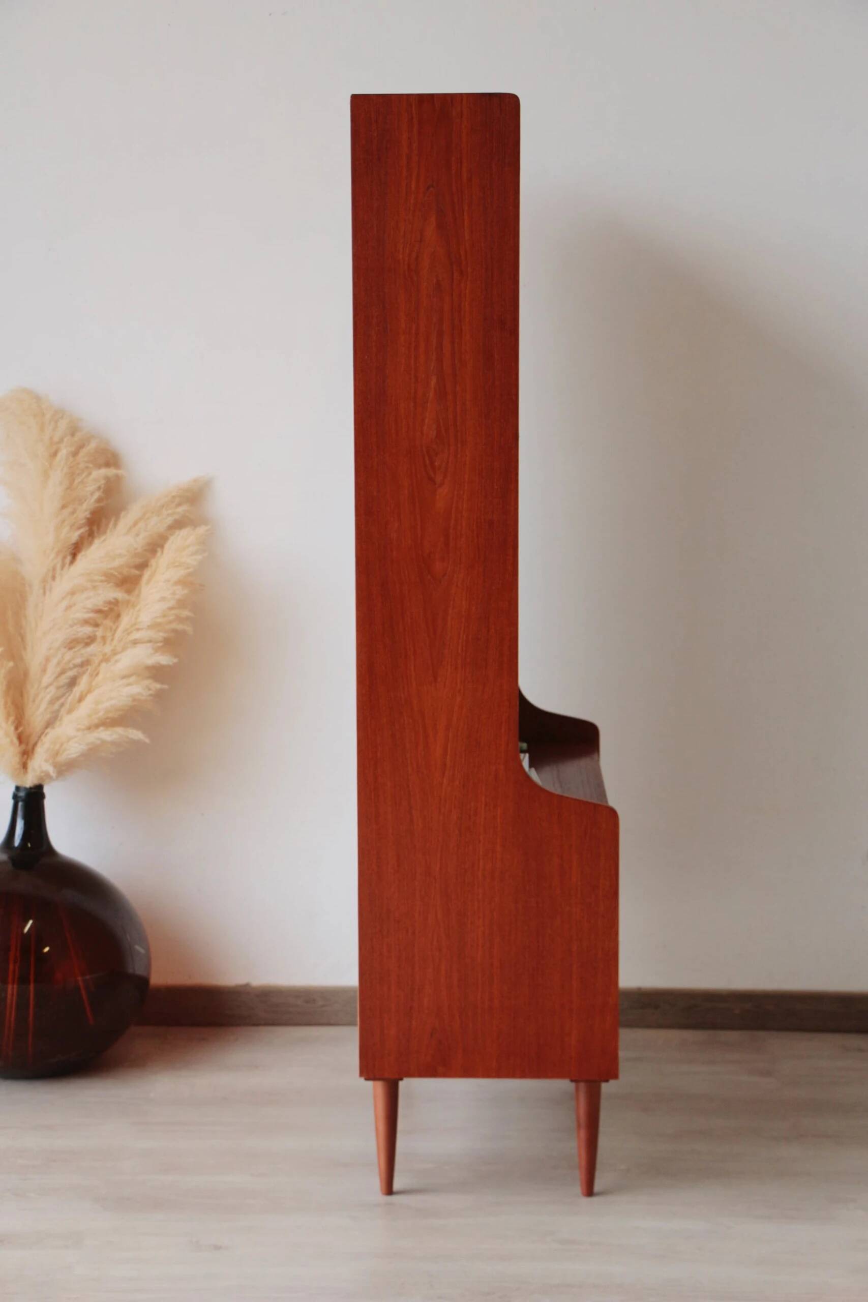Vintage Scandinavian teak bookshelf – 1960s