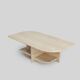 Vintage Italian Travertine Coffee Table, 1970s.