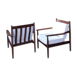 Pair of Scandinavian armchairs of the years 60