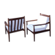 Paire de fauteuils scandinaves des années 60