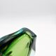 Murano vase Flavio Poli Sommerso Emerald Green Yellow Turquoise 26cm