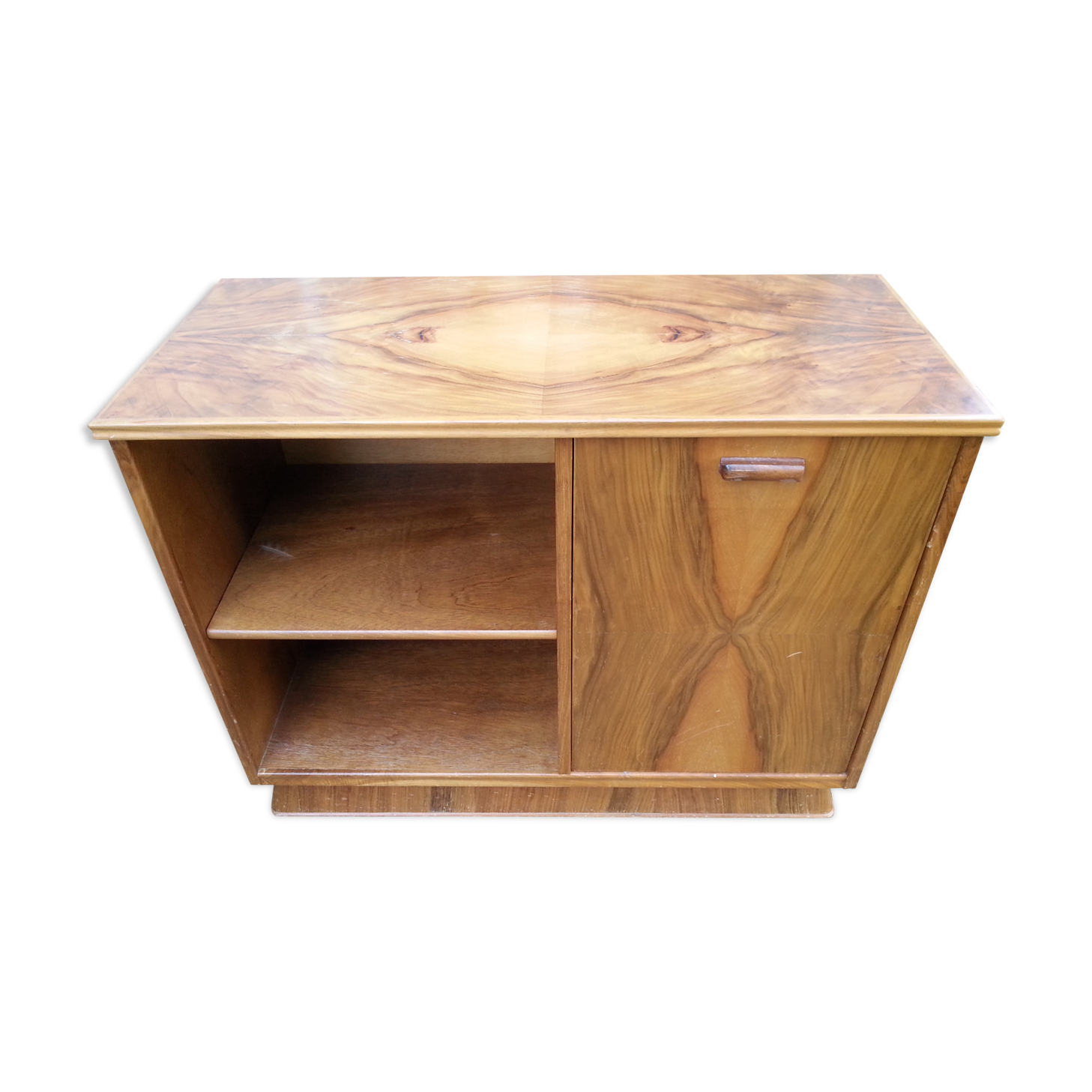 Walnut art deco bar furniture