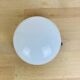 Vintage half-sphere opaline ball wall light