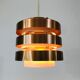 Hanging lamp in copper and metal 1960s