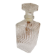 Carafe à whisky verre ciselé années 60
