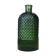 Bouteille vase en verre recyclé vert sapin