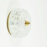 Mid-Century Diamond Glass Ceiling Light or Wall Light by H. Tynell, 1960s