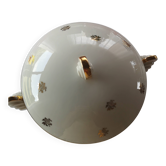French porcelain soup tureen, classic and elegant style,