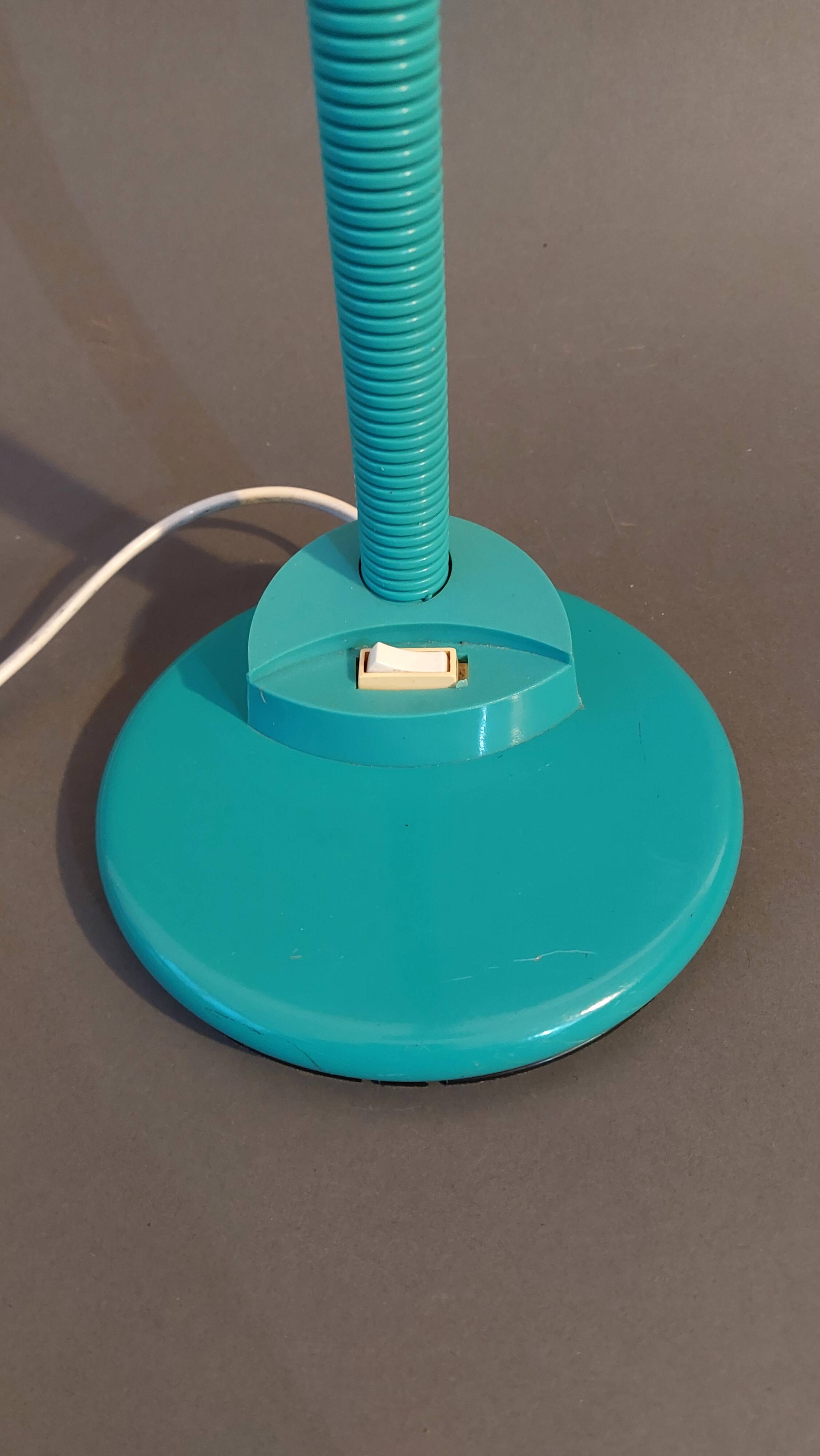 Pebble green Aluminor articulated desk lamp 1970.