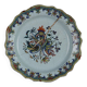 Antique plate in Rouen faience, France, mid-19th century