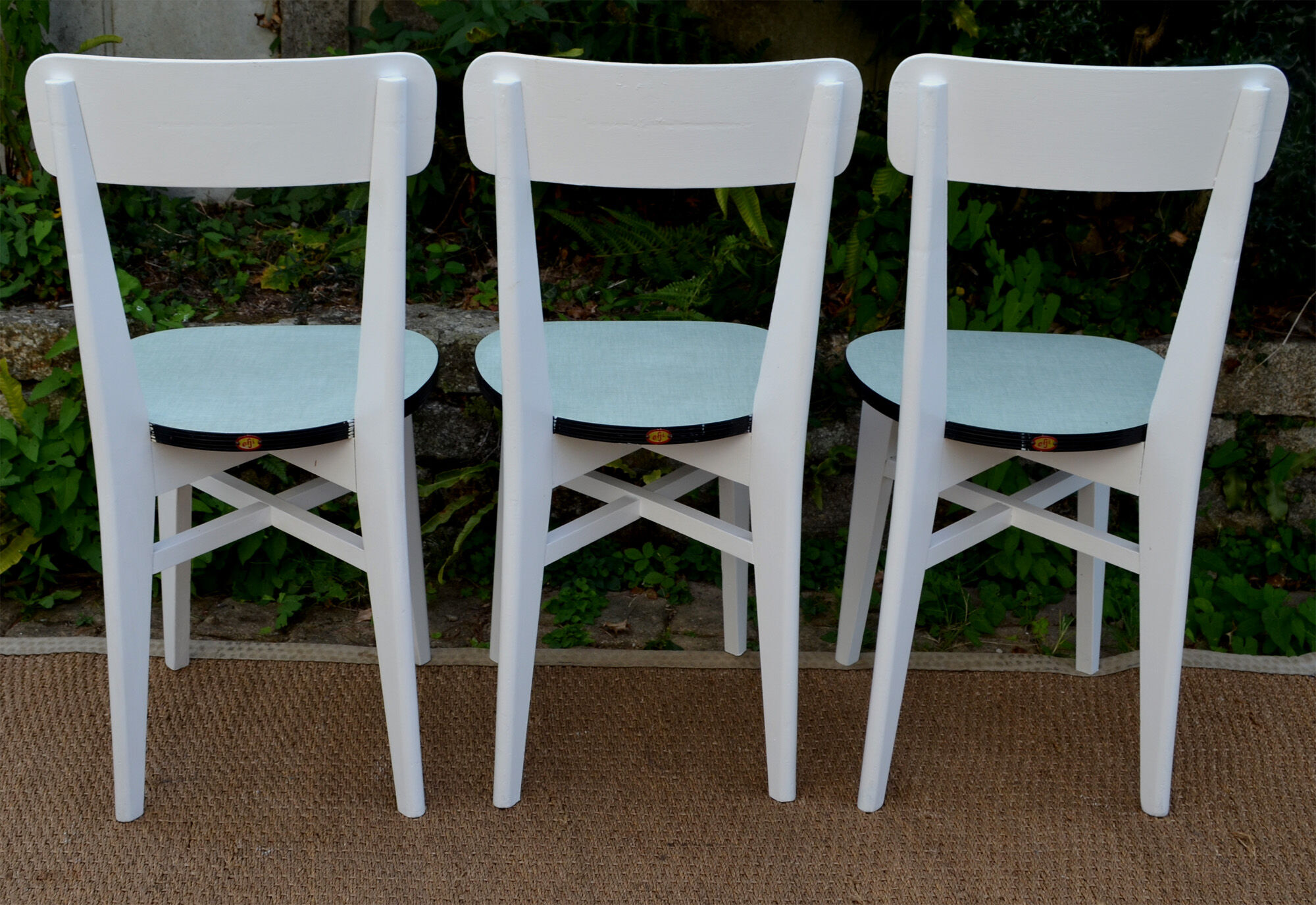 Six vintage chairs