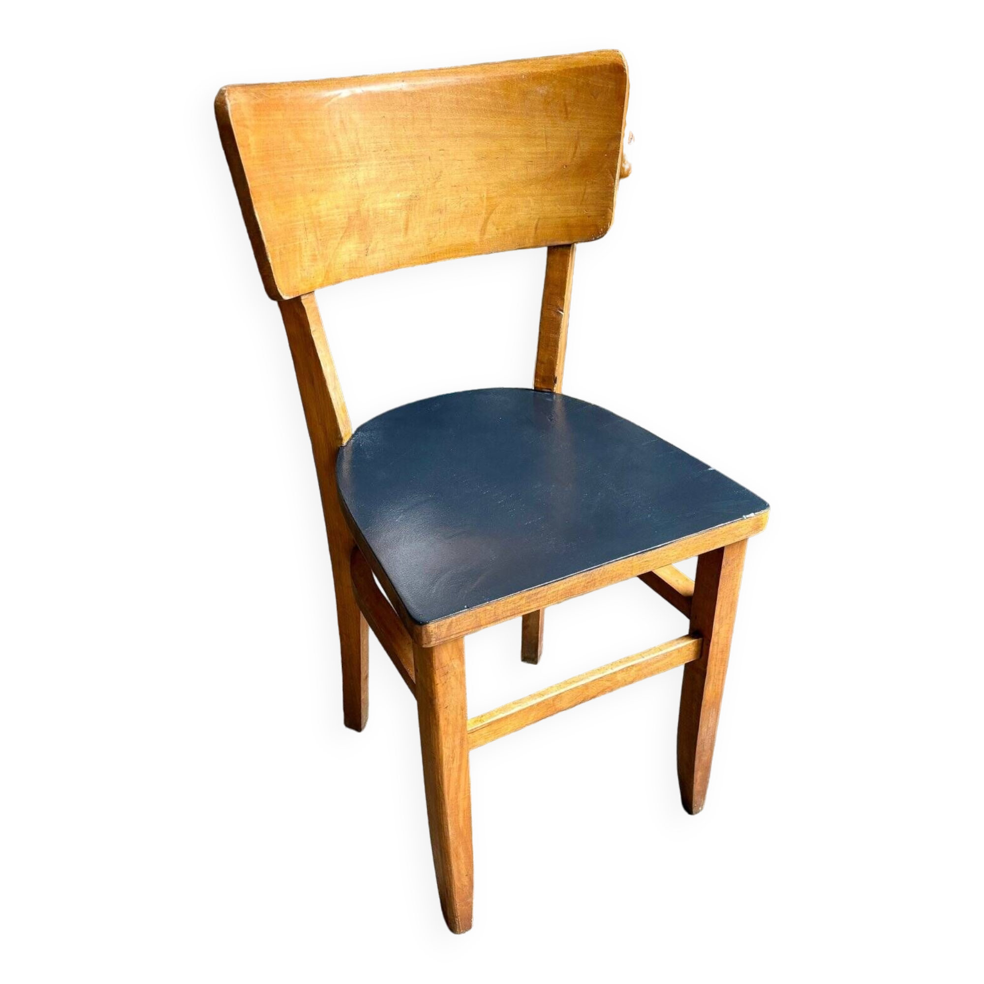 Bistro chair in light and black beech