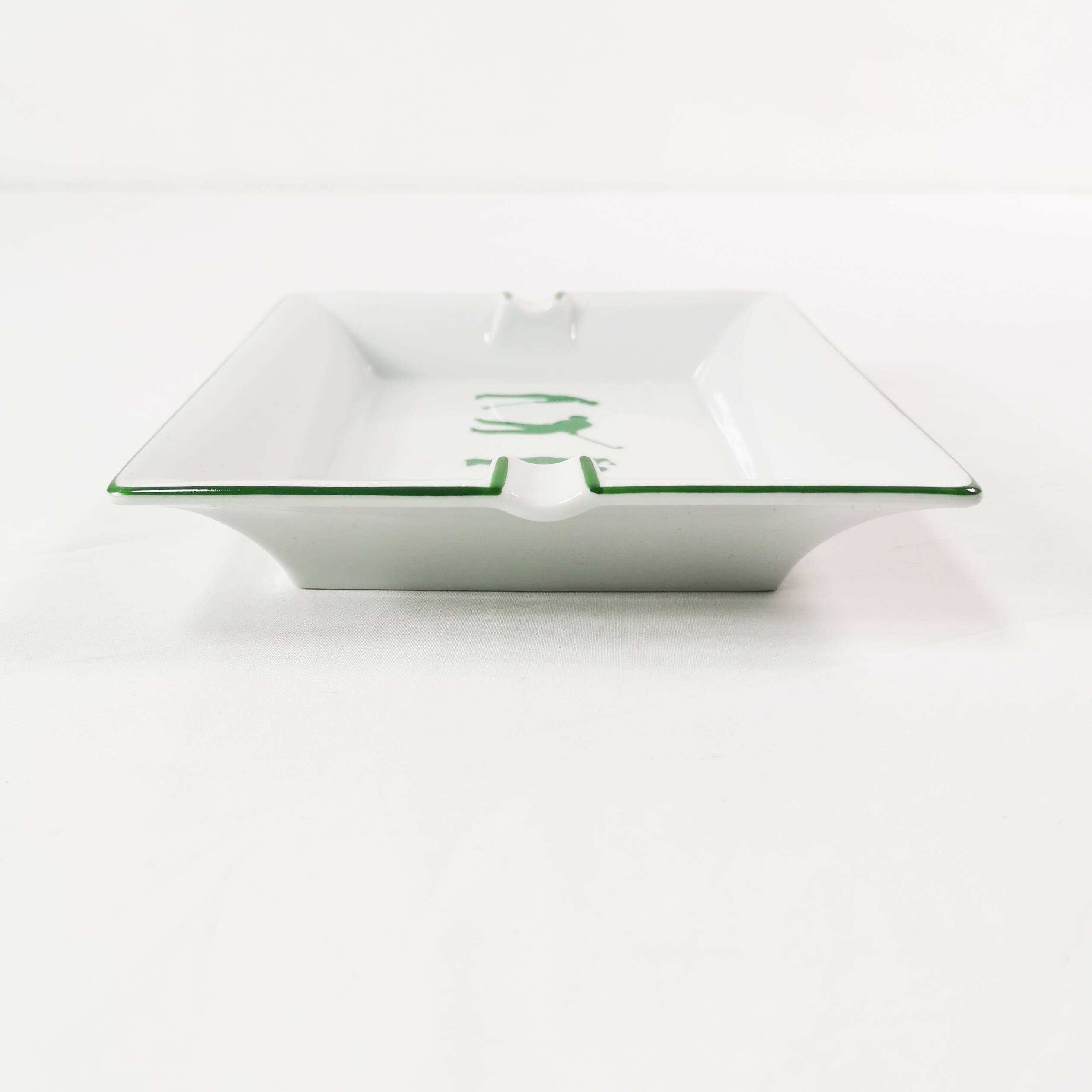 Porcelain cigar ashtray, Philippe Deshoulieres, France, 1980s.