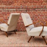 Pair of armchairs Designer Jaroslav Smidek type 6952