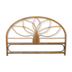 Vintage rattan bamboo headboard