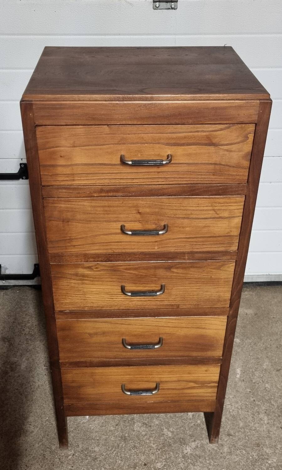 Chiffonnier, meuble 5 tiroirs