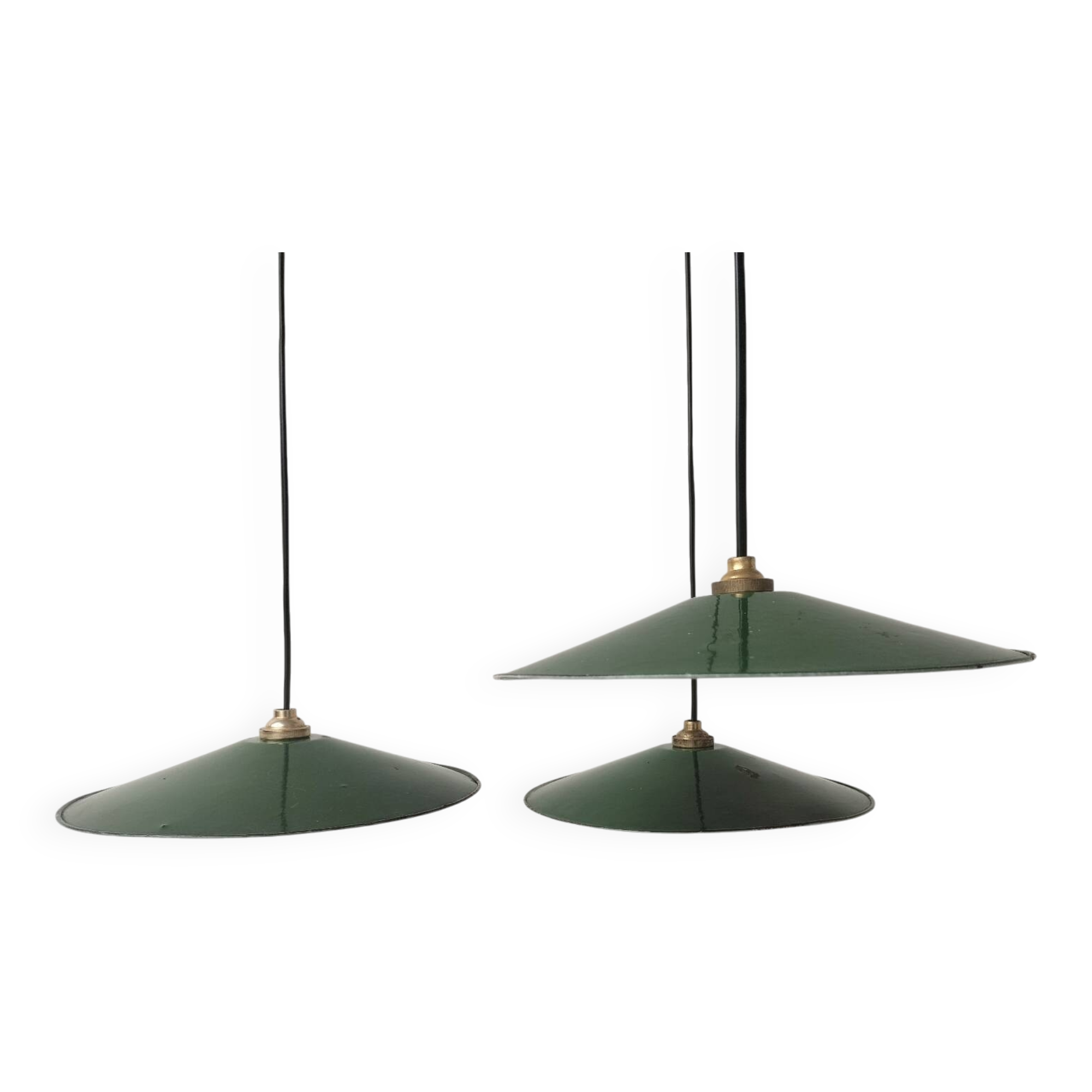 Enamelled sheet metal suspensions