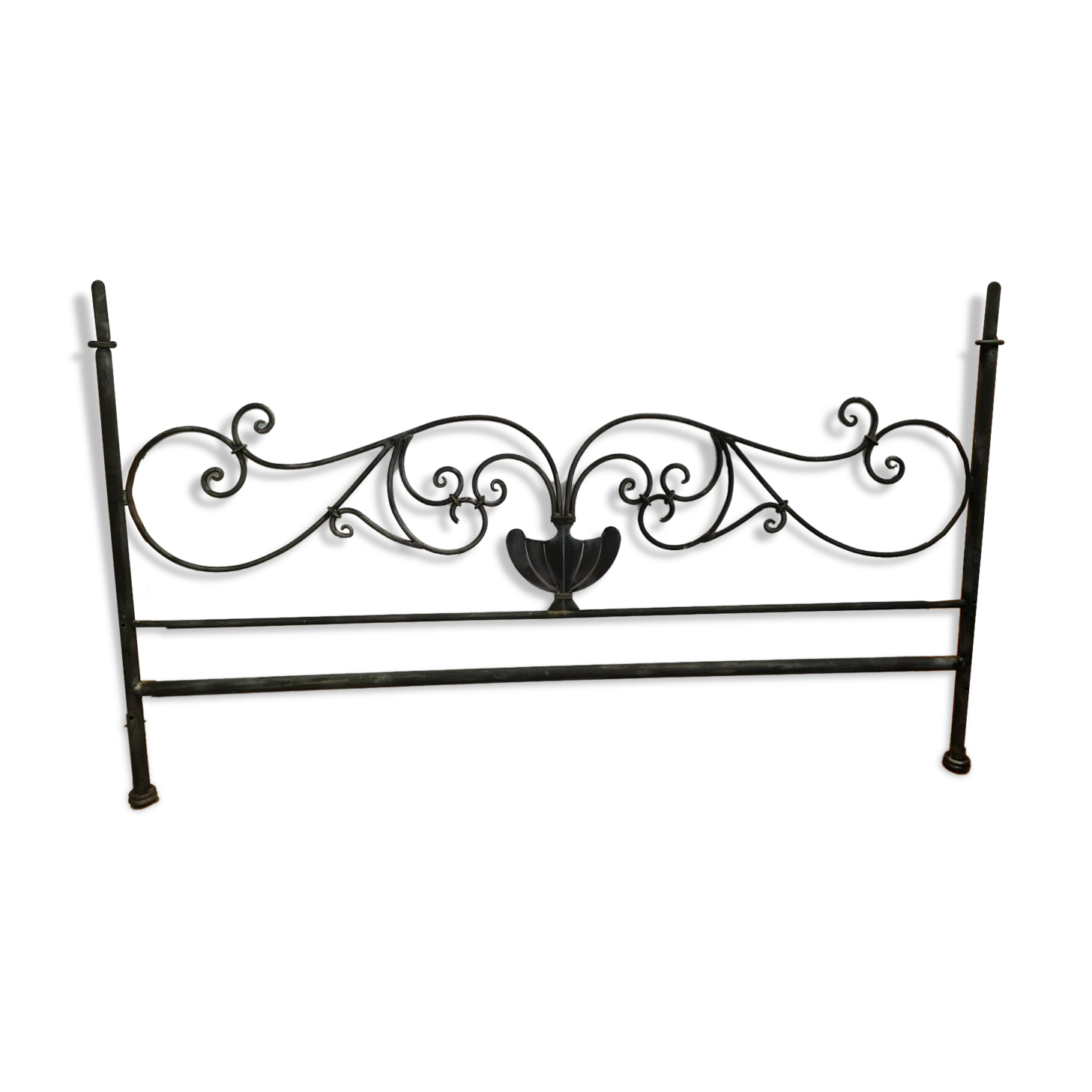 Wrought-iron headboard