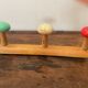 Patère en bois 60s