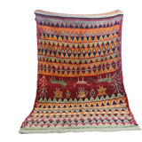 Tapis berbère vintage coloré 260 x 144 cm