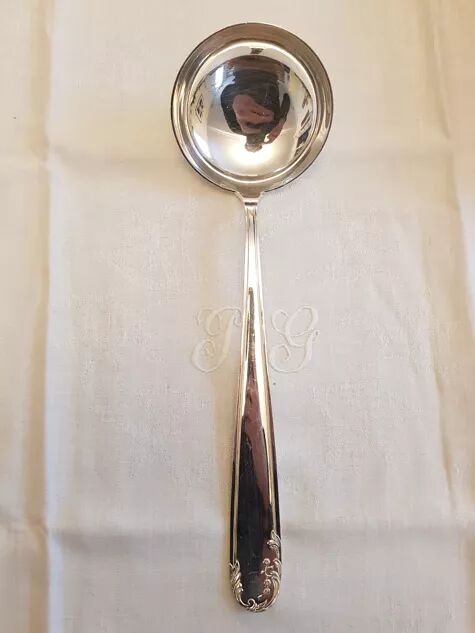 Silver cutlery set 37 pieces Louis XV style