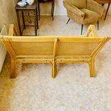 Rattan bench and canning