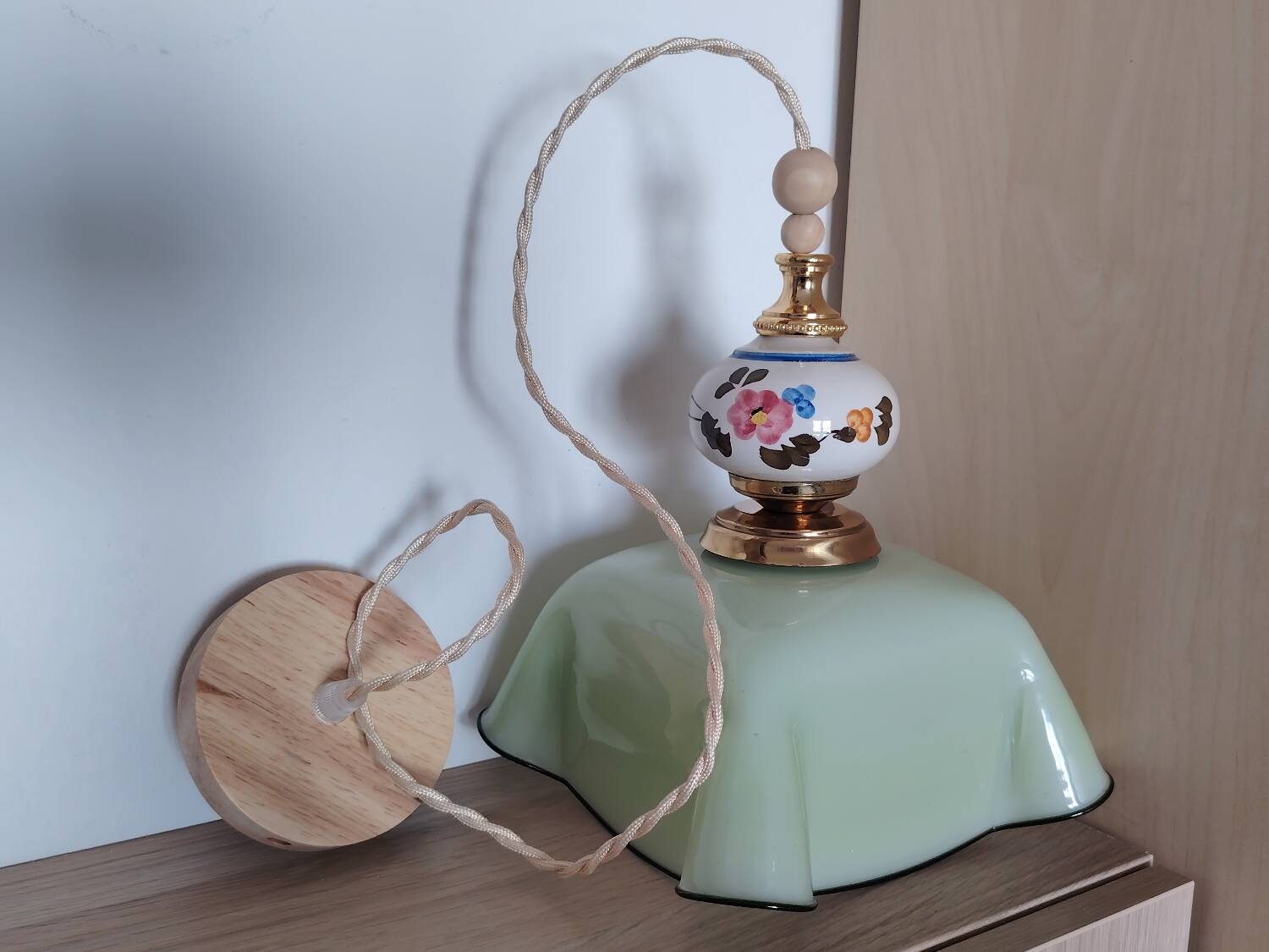 Suspension opaline verte