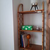 Rattan shelf