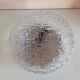 Round ceiling lamp in bulled glass / vintage 60s/70s