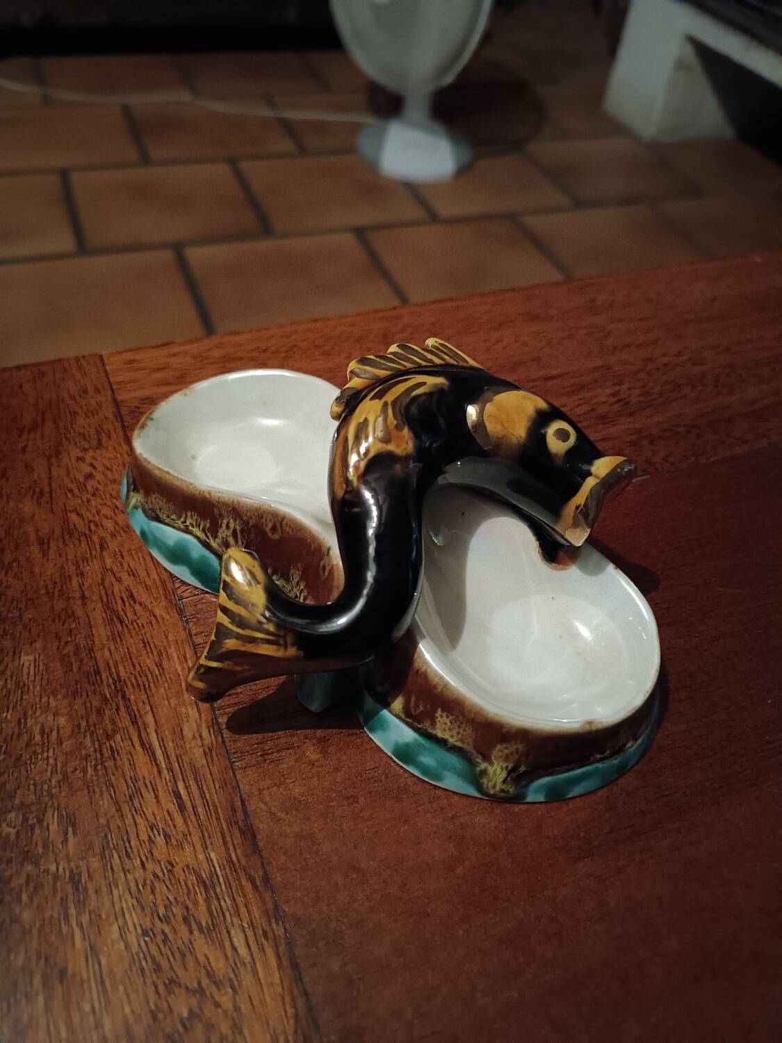 Fish motif salt and pepper shakers