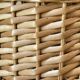 Porte parapluie en rotin vintage