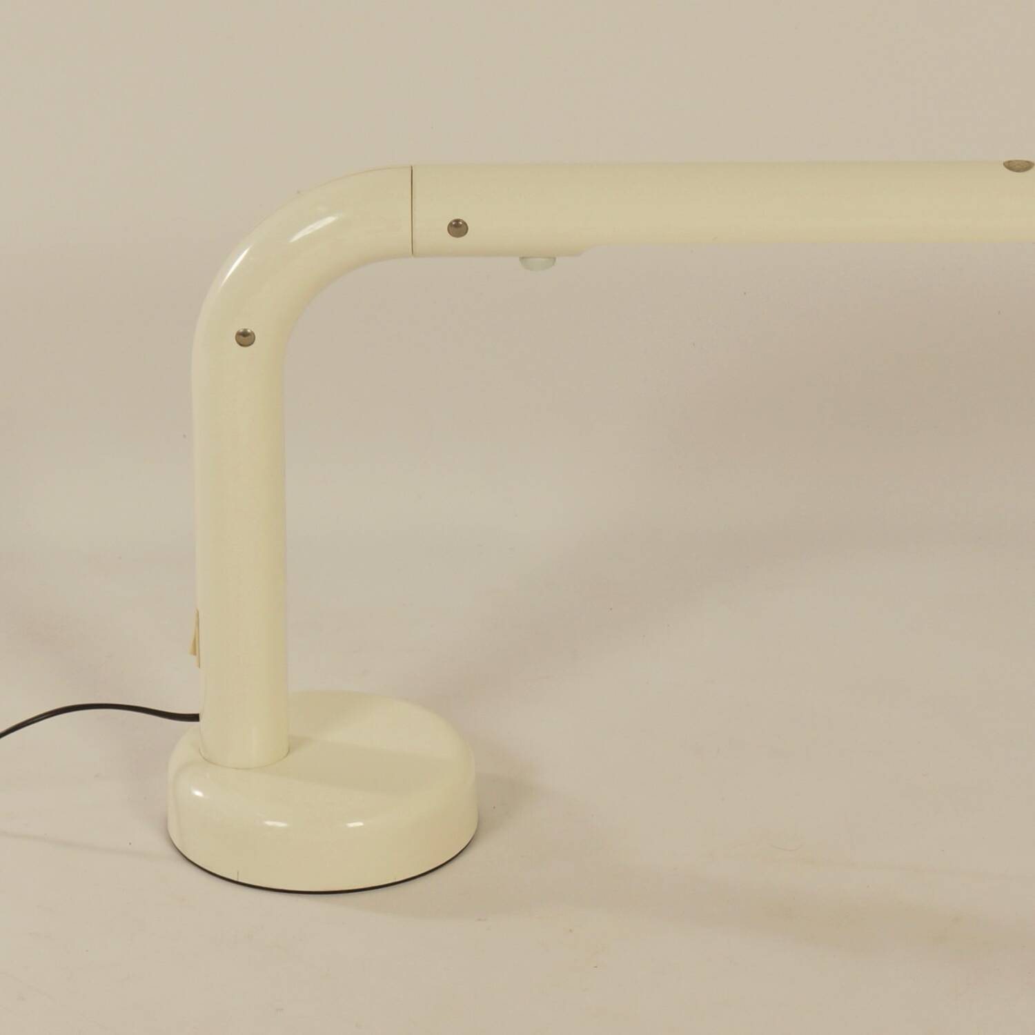 White tube desk lamp by anders pehrson for atelje lyktan, 1970s
