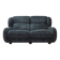 Navy blue velour sofa, Italian design, 1970s, production: Italy