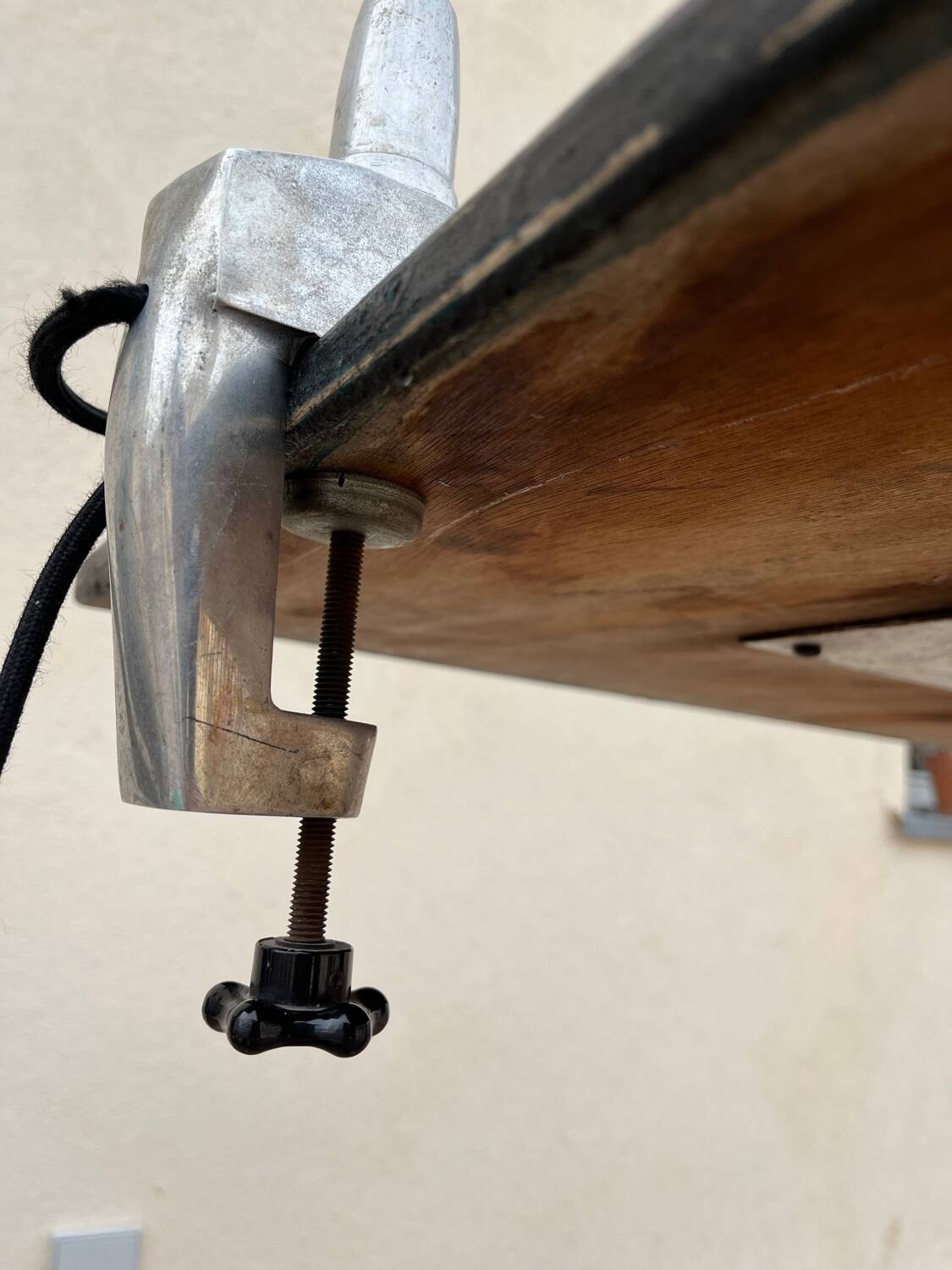 Industrial desk lamp