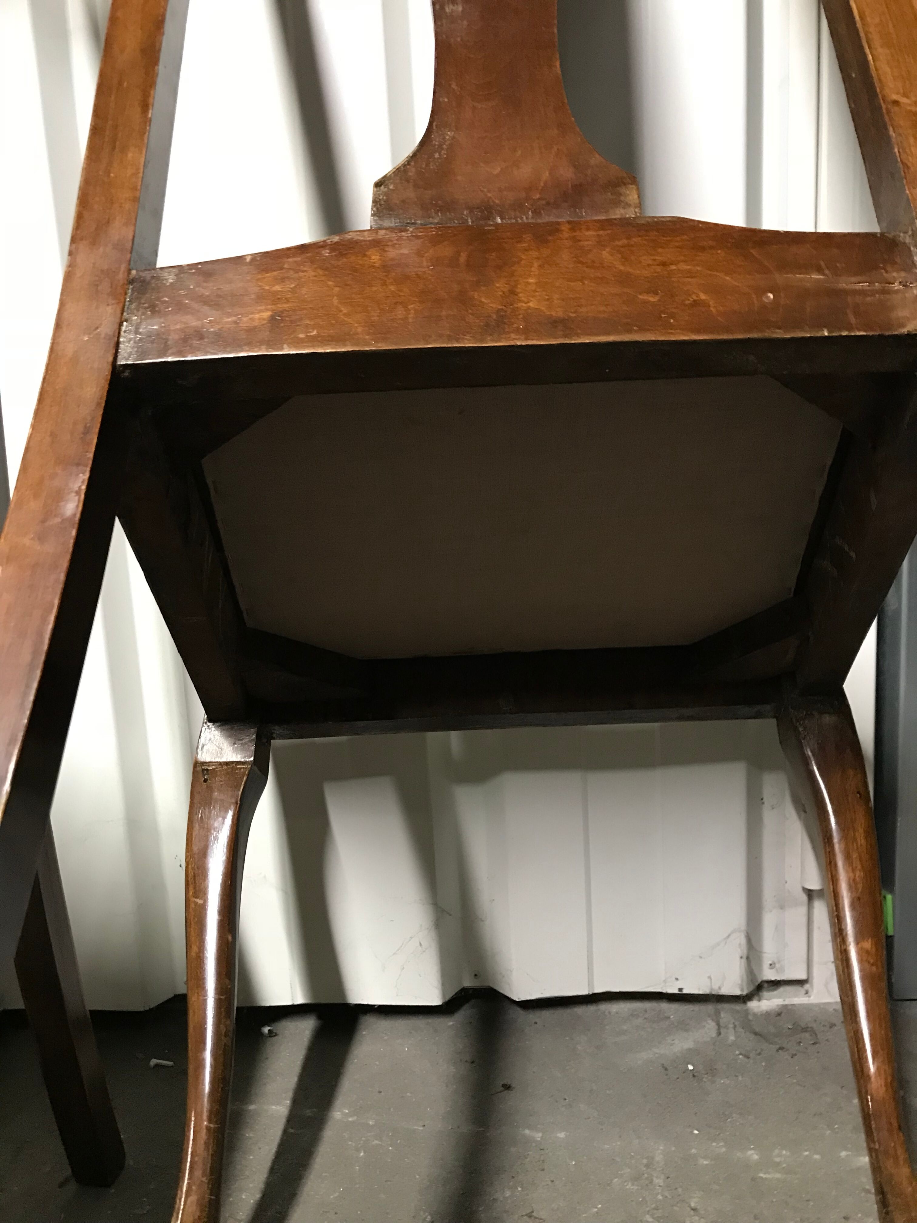 4 english chairs leather suite