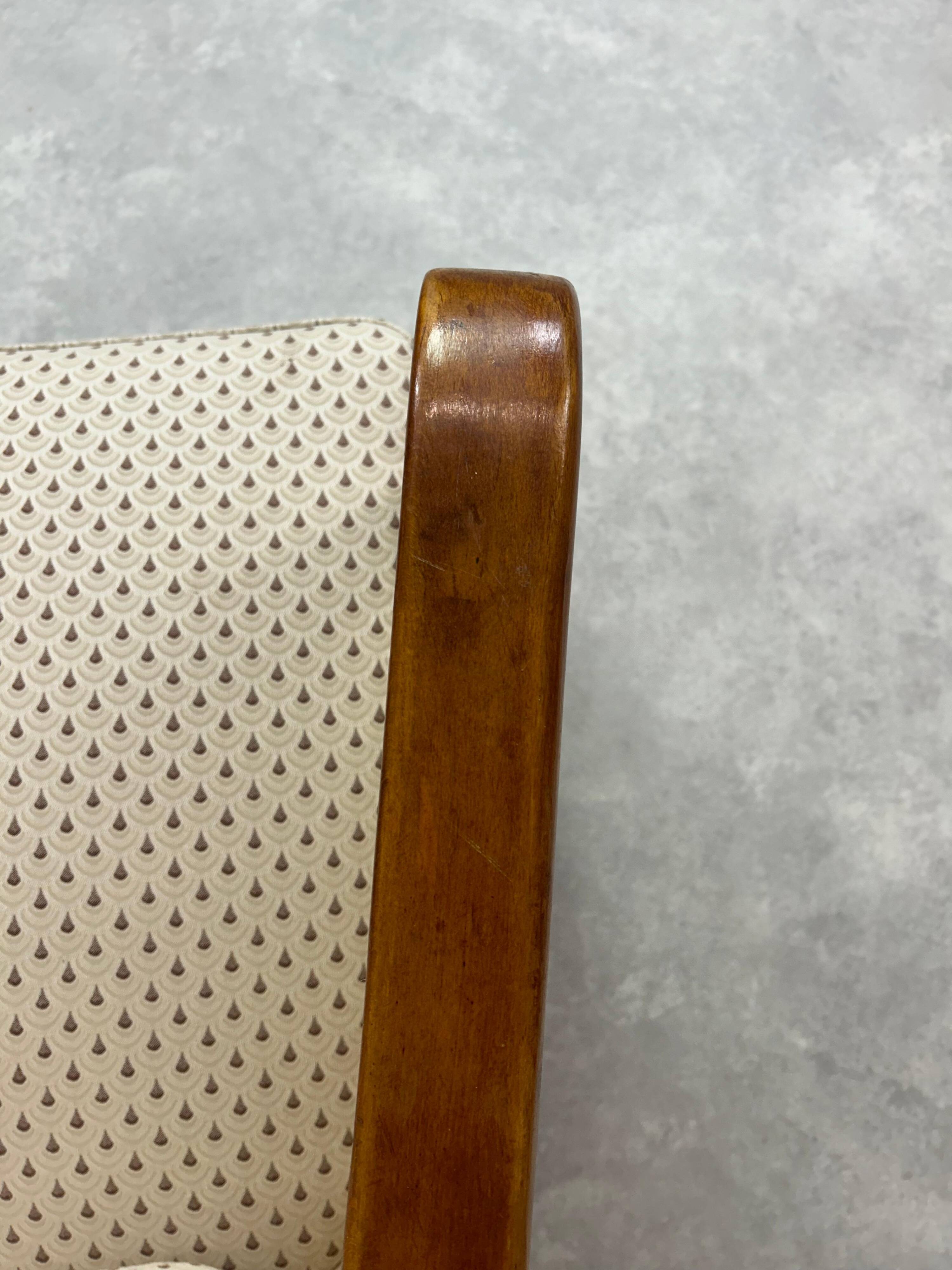 Art Deco Bauhaus armchairs by Lajos Kozma for Thonet Mundus