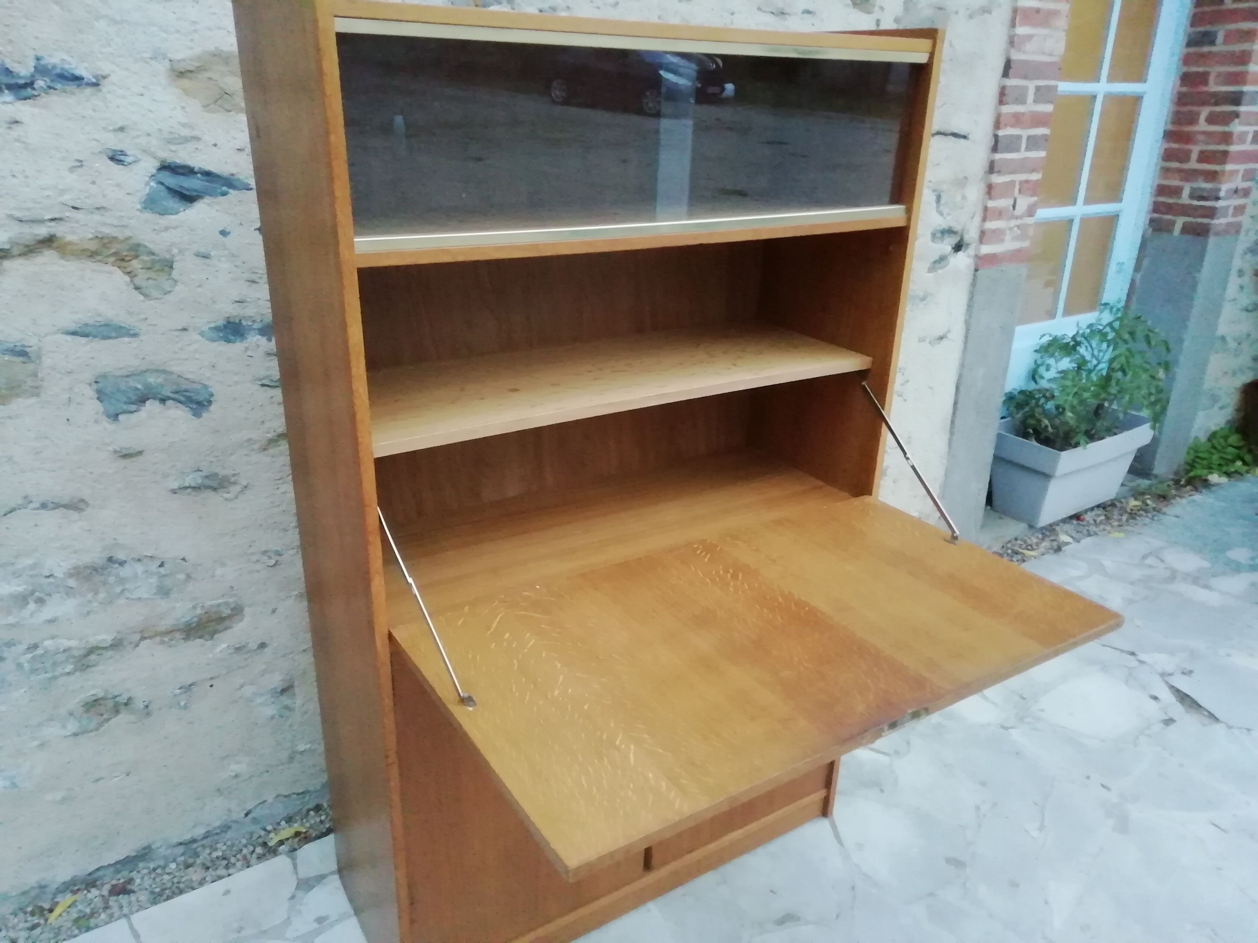 Vintage oak writing desk year 50/60