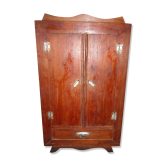 Armoire bois poupée 1900