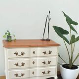 Creme white chest of drawers