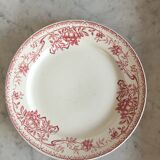 "Sorbier" décor plate by Boch Frères Kéramis