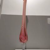 Soliflore in blown glass of art Eze