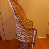 Emmanuel rattan armchair for children