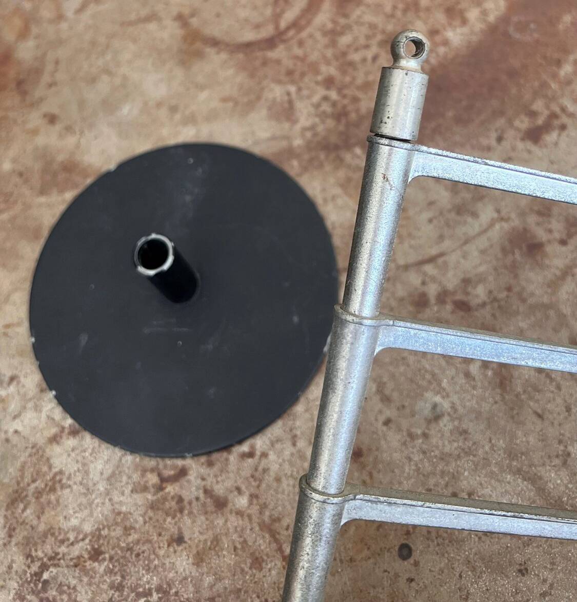 Large Vintage Candlestick • Candlestick • Laurids Lønborg • Space Age • 1960's